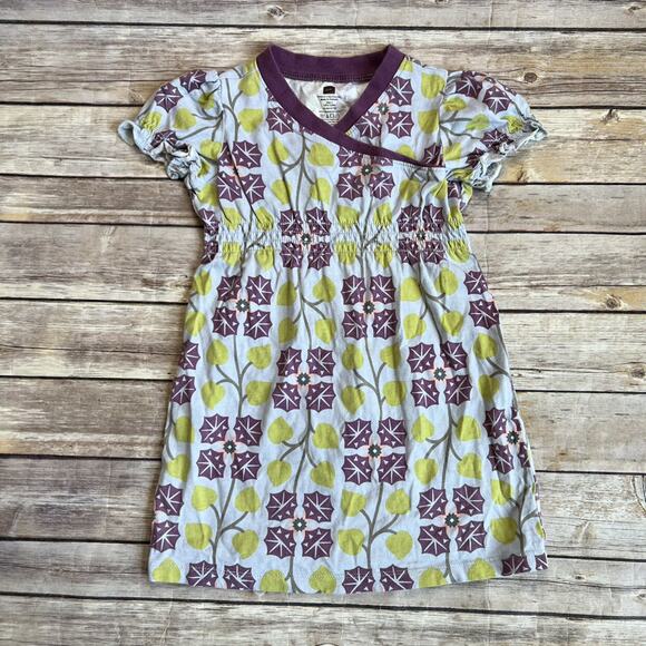 Tea Collection Campanillas Wrap Neck Dress - Picture 2 of 8